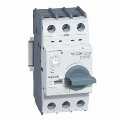 Wyłącznik Silnikowy 3P 0,6Kw 0,16-0,25A Mpx3 32H 417321 LEGRAND (417321)